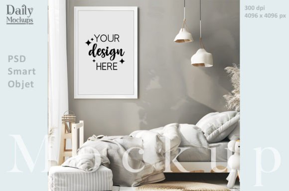 Download Frame Psd Mockup White Boho Frame Mockup - Psd mockup Collection